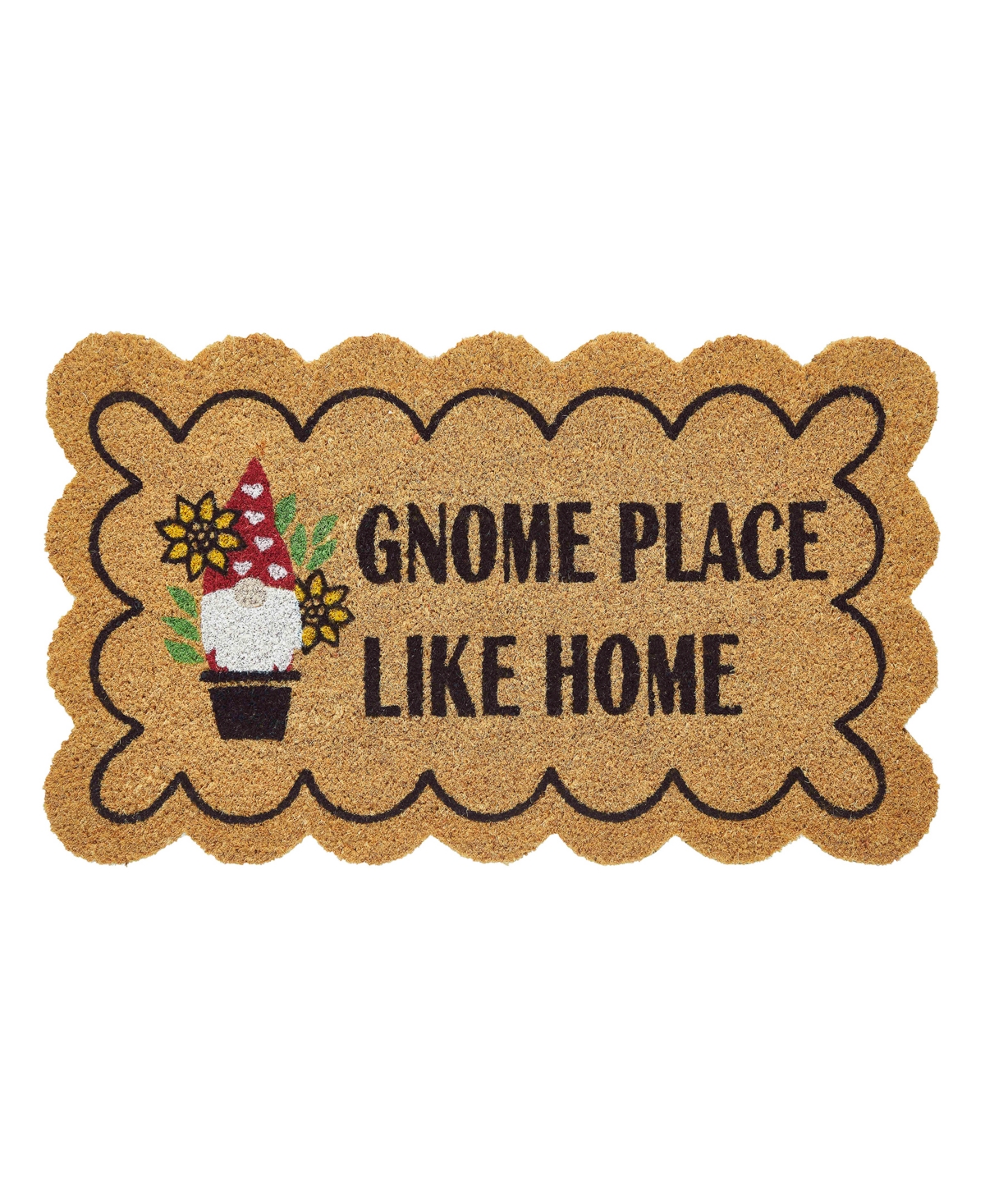 Vcny Home Gnome Outdoor Coir Doormat, 18" x 30"