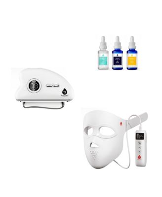 Ultimate Skincare System 3D LED Face Mask, 7-in-1 Facial Device and Serum Trio
