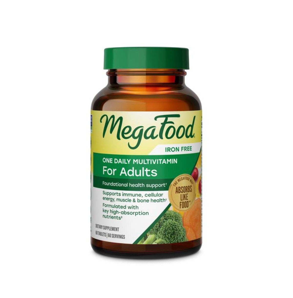 MegaFood One Daily Iron Free Multivitamin ,60 Tabs