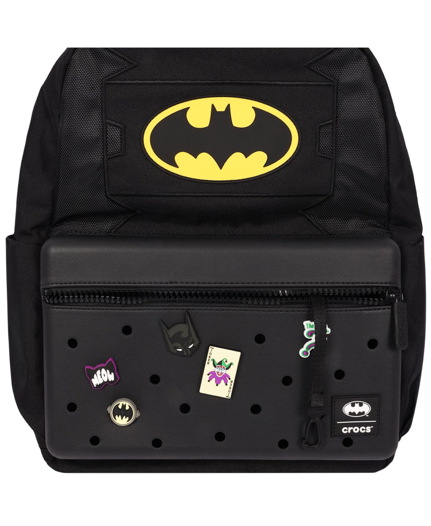 Рюкзак Crocs DC Comics Batman x Officially Licensed Jibbitz Compatible Bookbag, цвет: Чёрный — фото 8