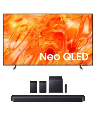 QN75QN70HA 75" NeoQLED TV with HW-Q990H Soundbar and Sub (2026)