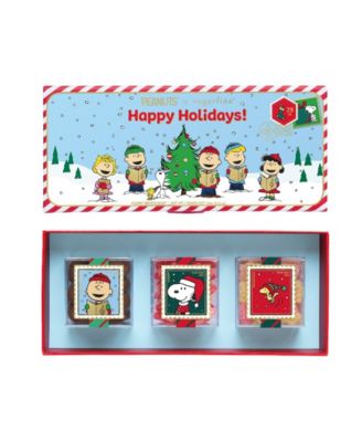 Peanuts Holiday Candy Bento Box, 3-Piece