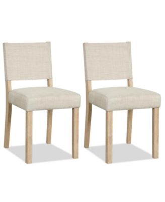 Upholstered Dining Chairs, Kitchen Chairs with Solid Rubber Wood Legs