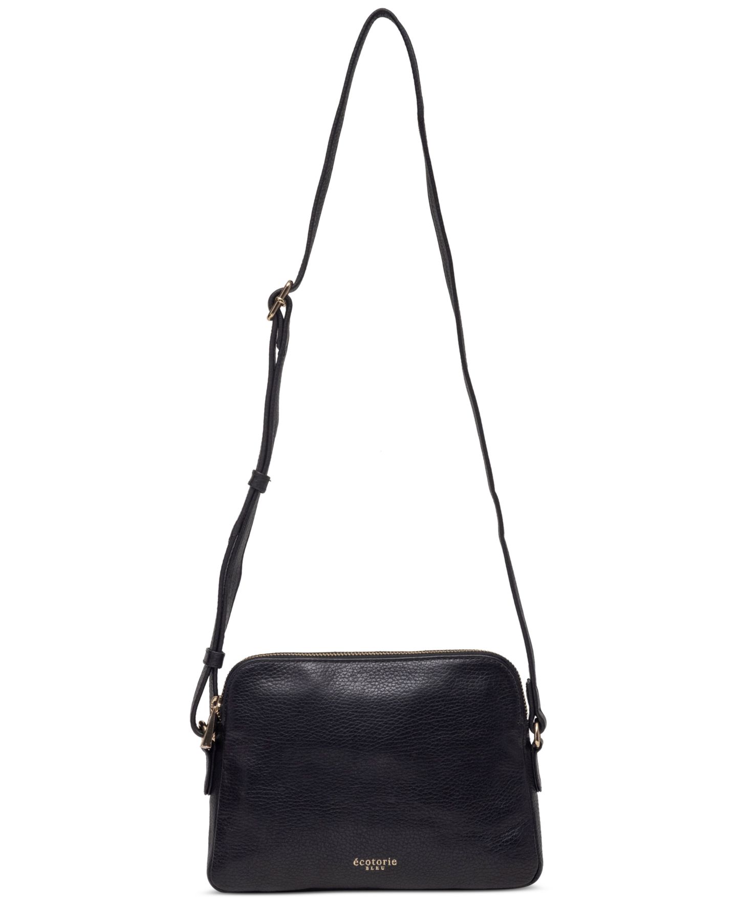 Женская сумка Ecotorie Millington Leather Crossbody, цвет: Чёрный — фото 1