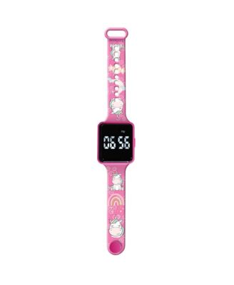 Kids' Unicorn Digital Adjustable-Strap Watch