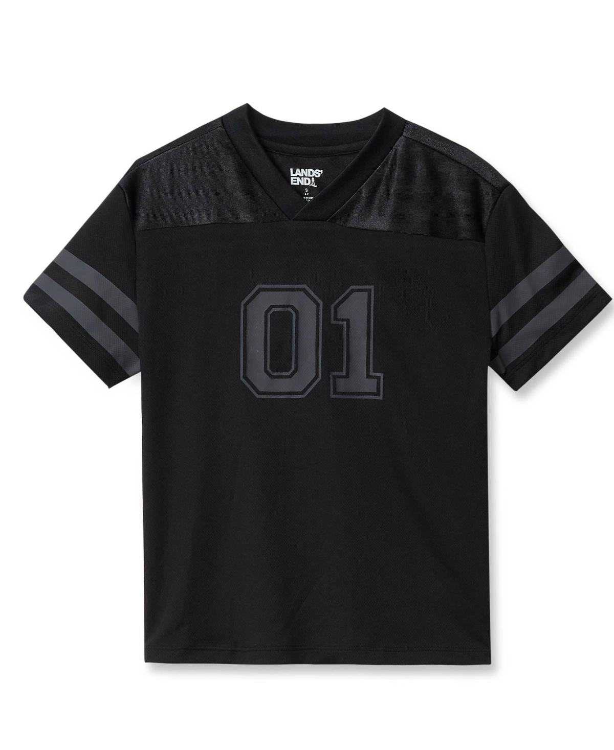 Lands' End Boys (Xxs-xxl) Active Mesh Jersey Top