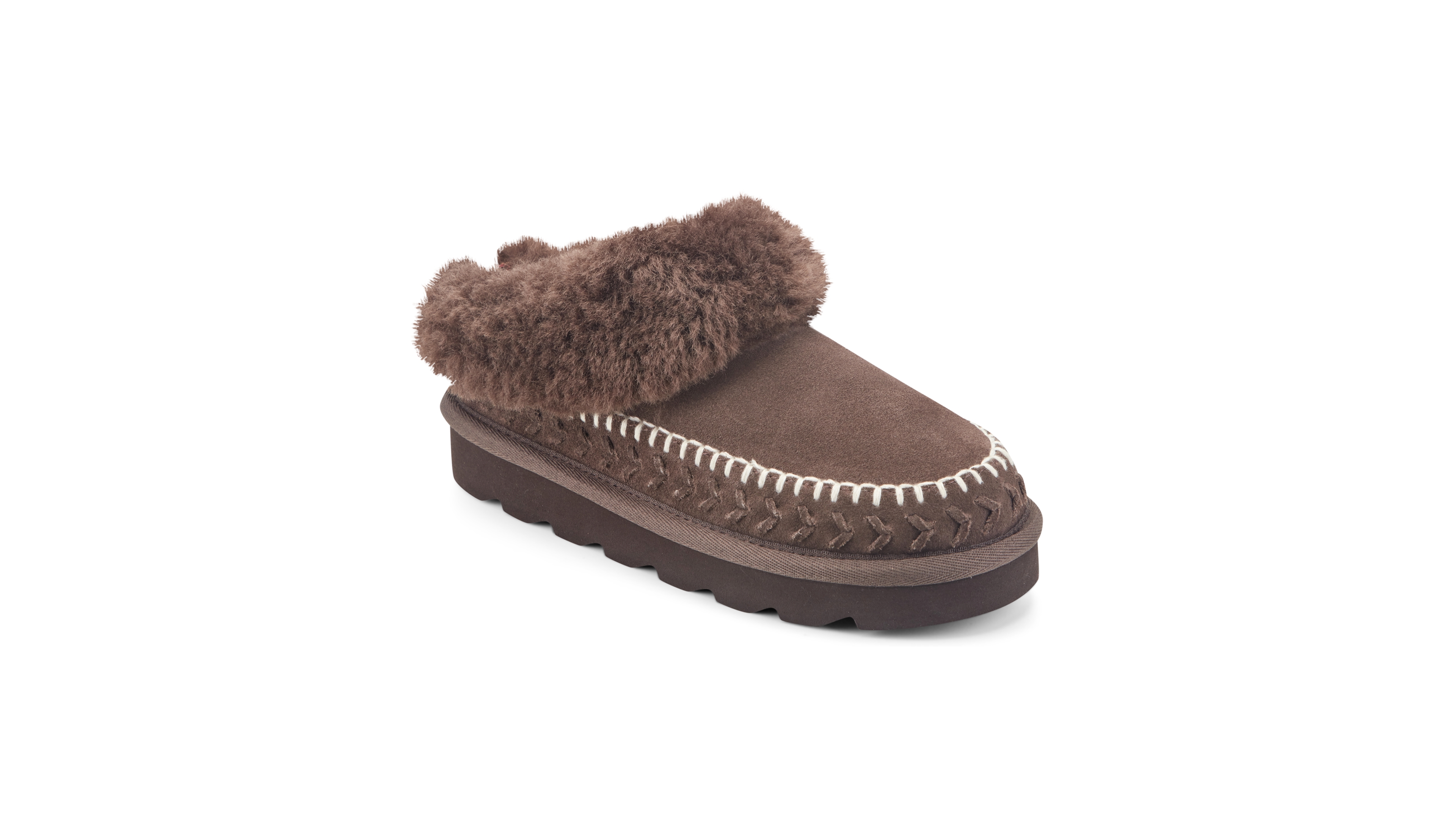 Earth Women's Cressa Cozy Platform Suede Mule Clogs