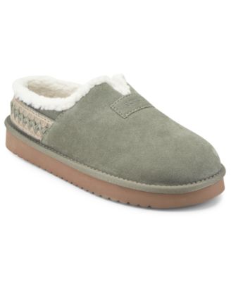 Women's Wenly Suede Plush Sherpa Lined Clogs