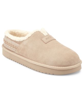 Women's Wenly Suede Plush Sherpa Lined Clogs