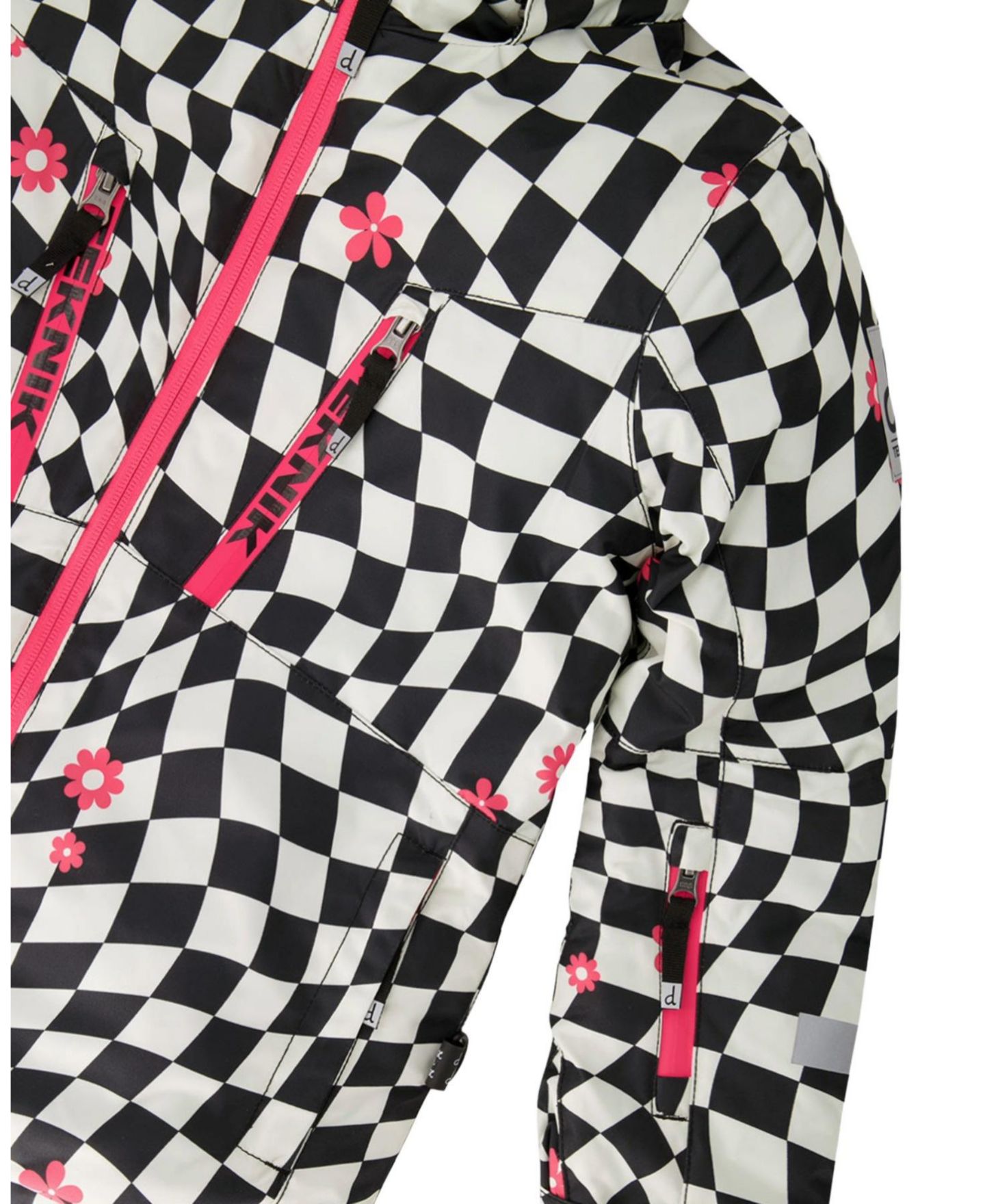 Deux par Deux Toddler Girls(4T-5T) Two Piece Teknik Snowsuit, цвет: Розовый — фото 10