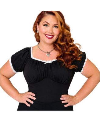 Plus Size Bernadette Top