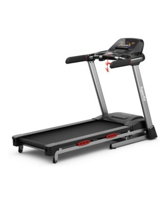4.75HP Folding Treadmill, Auto Incline and 20 Preset Programs Black