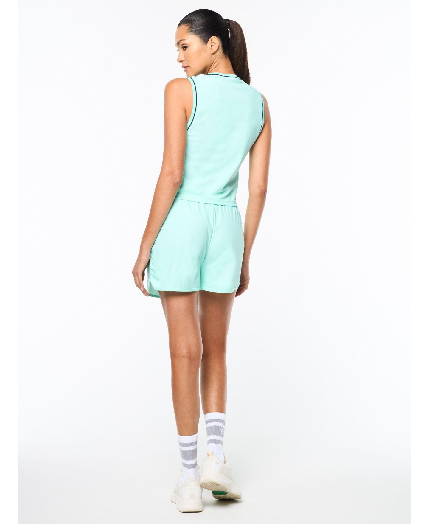 Женский топ Sergio Tacchini Rina Tennis Pique Double-Piping, цвет: Пляжный — фото 4