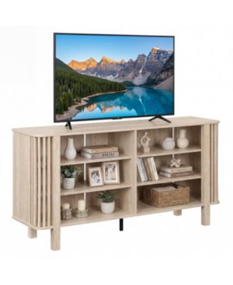 59-Inch TV Stand with Adjustable Shelves for 55-Inch TVs