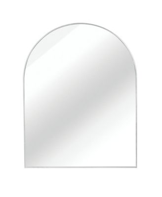 30 x 40 Inch Arched Bathroom Wall Mirror with Metal Frame Modern Decorative Vanity Mirror
