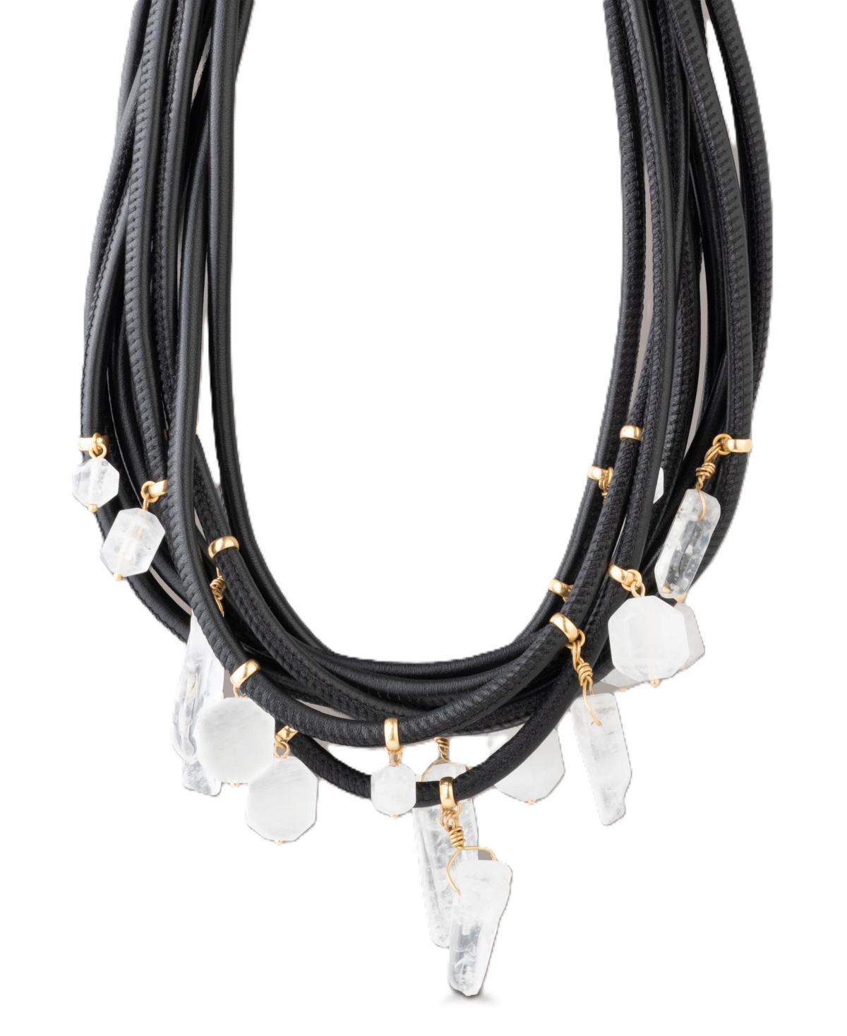 Donna Karan New York Gold-Tone Quartz Necklace