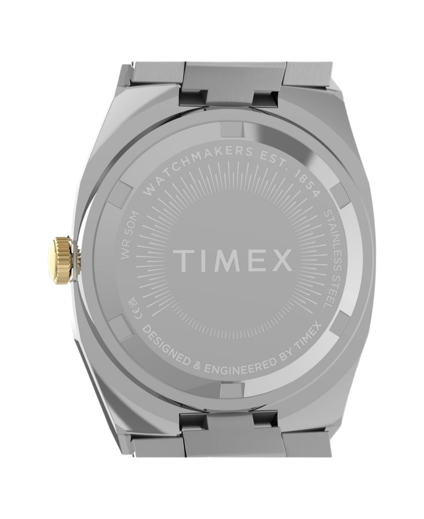 Женские часы Timex Quartz E-Line Two-Tone Stainless Steel Watch 30 mm — фото 5