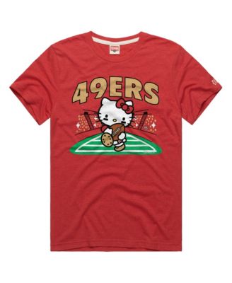 Men's and Women's Scarlet San Francisco 49ers X Hello Kitty Triblend T-Shirt