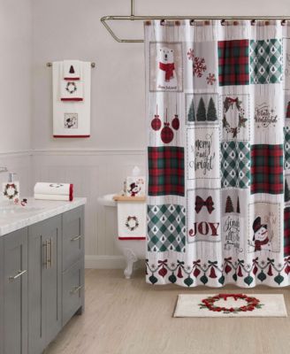 Patchwork Decorative Holiday Bath Accessories