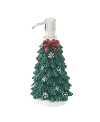 Snowy Pines Resin Lotion Dispenser