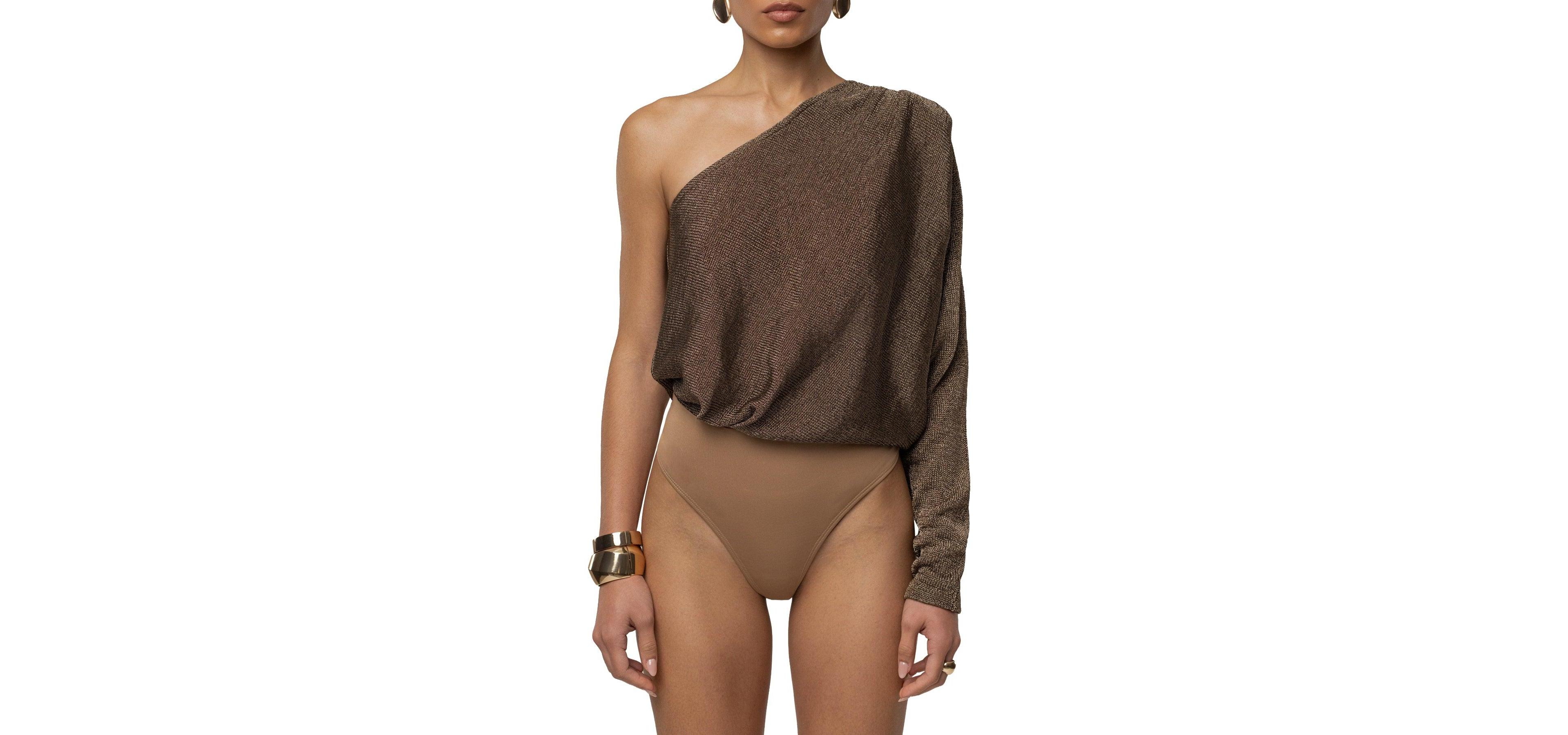 Jluxlabel Women's Resort Metallic Bodysuit
