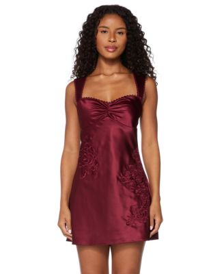 Juniors' Sweetheart Neck Short Dress