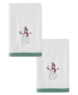 Yuletide Cotton Fingertip Towel Set, 2-Pack