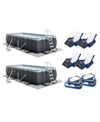 18ft x 9ft x 52in Ultra XTR Pool (2 Pack), Cooler (2 Pack), Float (4 Pack)