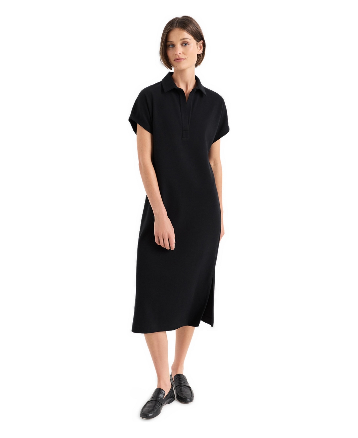 Pact Women's Organic Cotton Roam Go Anywhere Dress - Black