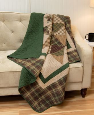 Pine Star Cotton Throw, 60" x 60"