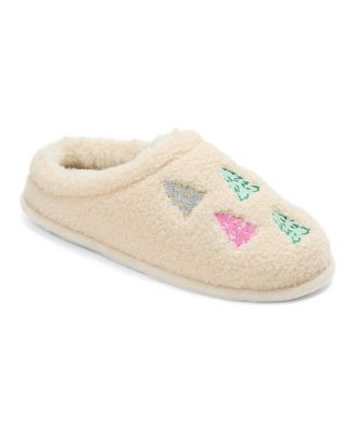 Holiday Novelty Trees Memory Foam Clog Slippers