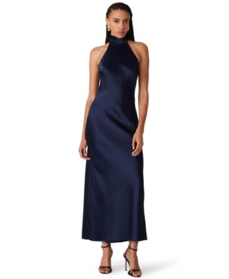 Juniors' Lara Satin Maxi Dress