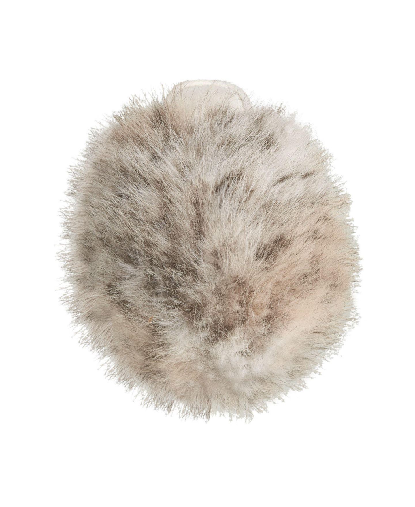 Женские тапочки Thalia Sodi Animal Leopard Puff Ball Slipper, цвет: Слоновая кость разноцветный — фото 4
