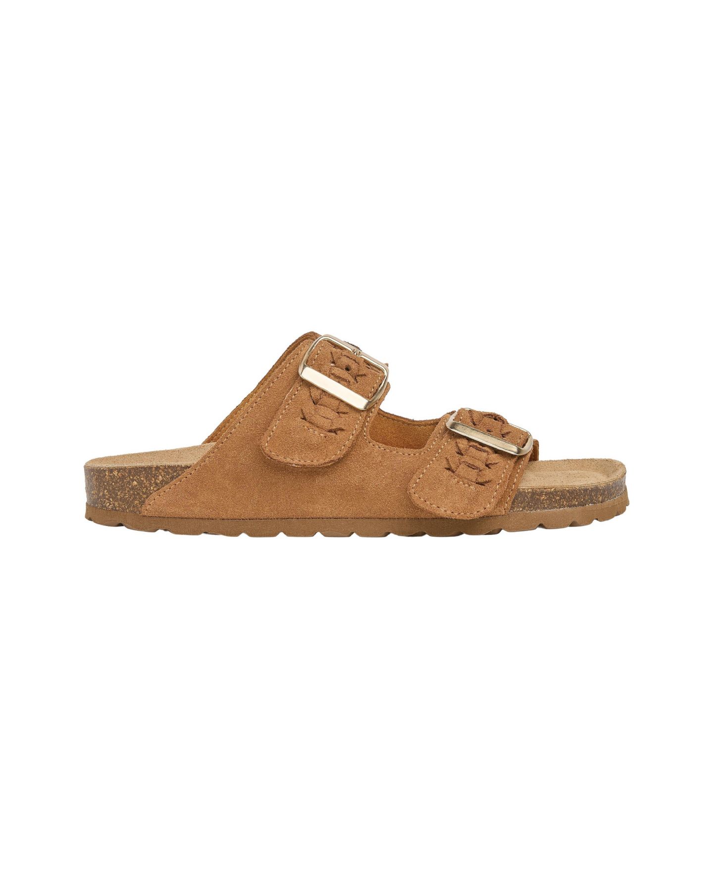 Женские сандалии Celtic & Co. Plait Detail Suede Round-Toe Flatform, цвет: Рыжевато-коричневый — фото 2