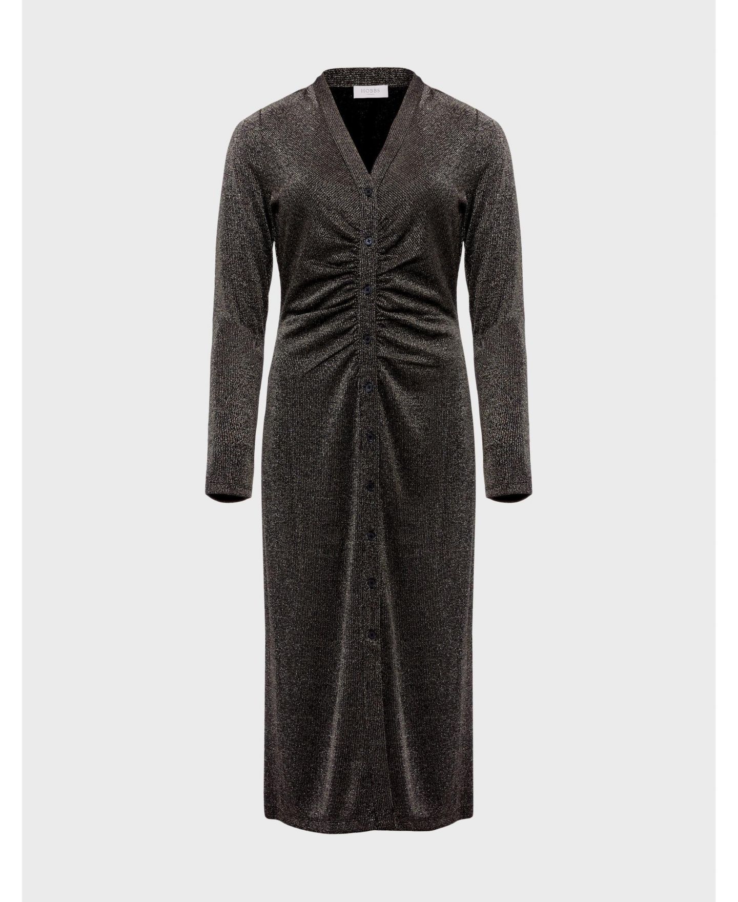 Женское платье Hobbs London Mini, цвет: Золотой — фото 5