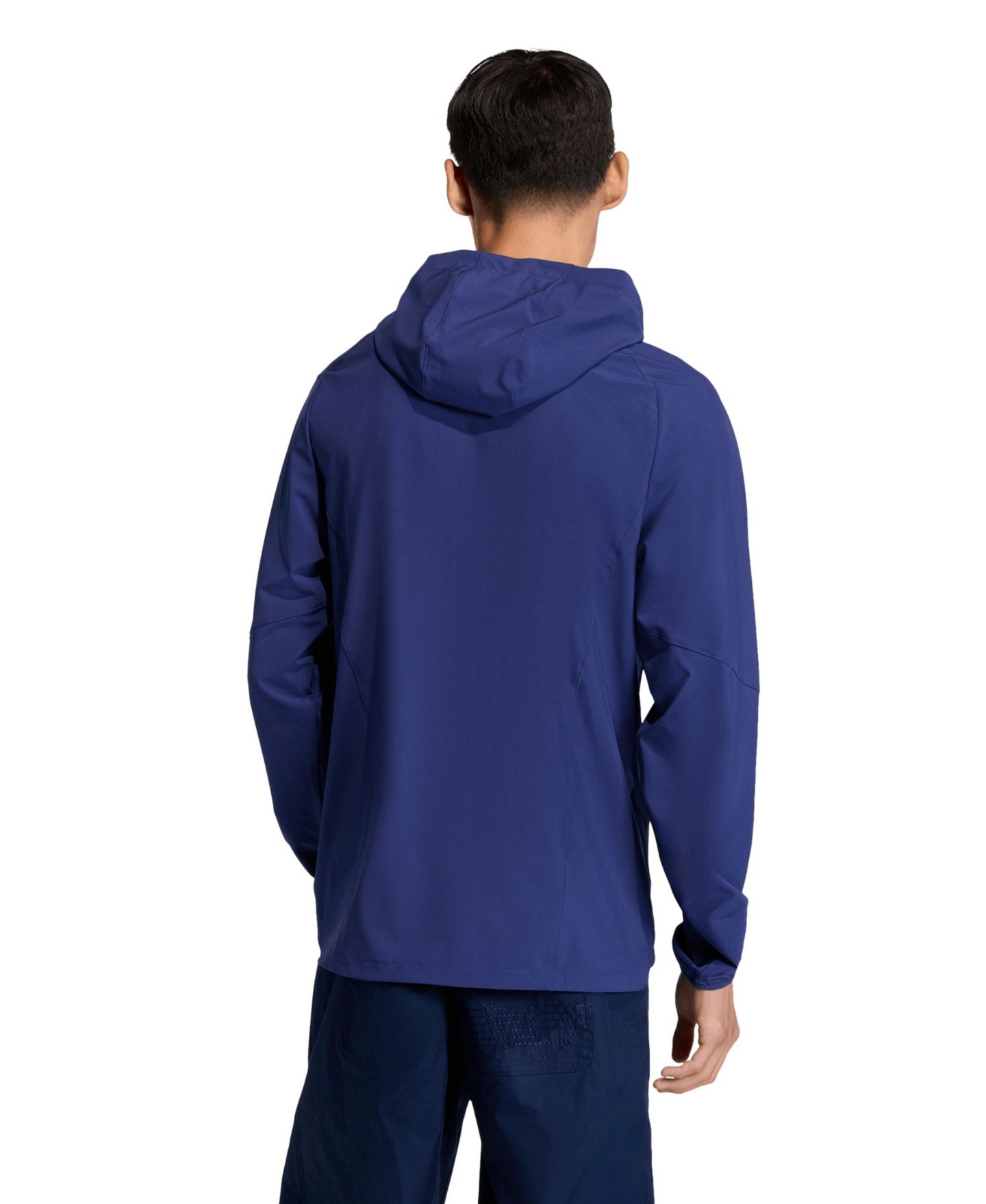 Мужская куртка adidas Blue Real Salt Lake Tiro Travel Full-Zip Hooded Windbreaker — фото 2