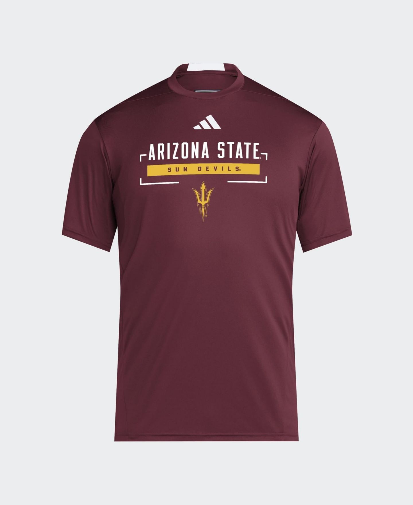 Мужская футболка adidas Maroon Arizona State Sun Devils D4T Tri-Blend — фото 1