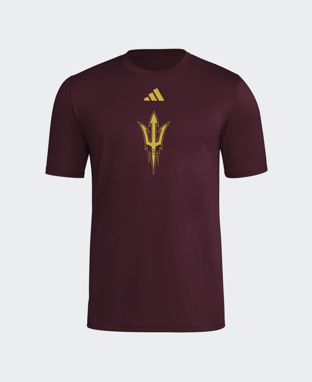 Adidas Men's Maroon Arizona State Sun Devils 2026 Locker Logo Pre-Game T-Shirt