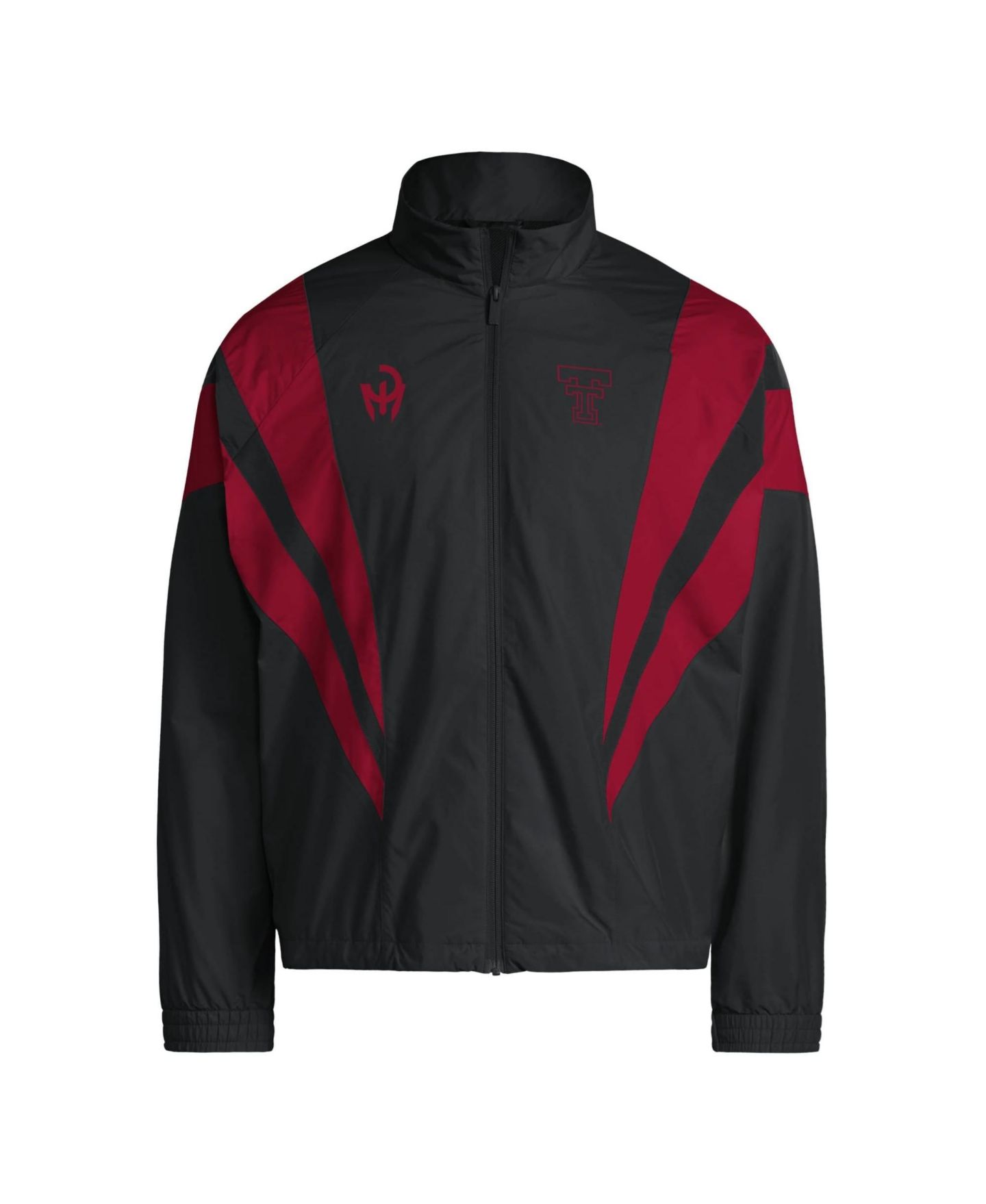 Мужская куртка adidas Black Texas Tech Red Raiders Let's Ride Full-Zip Track — фото 2