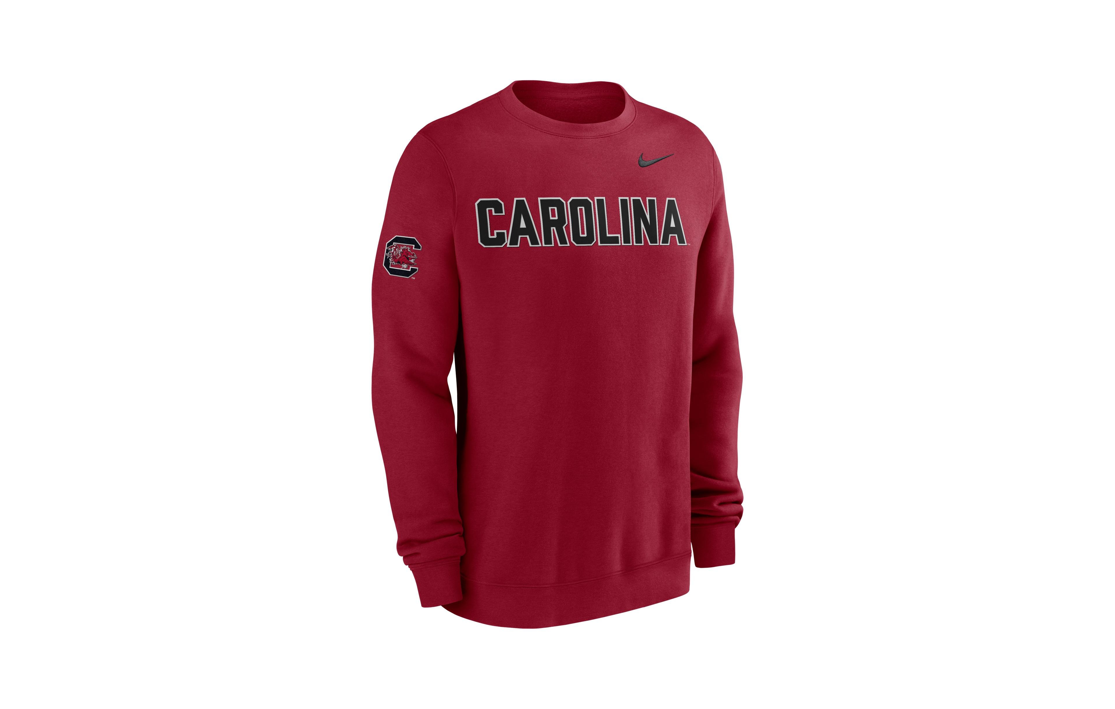 Nike Men's Garnet South Carolina Gamecocks Club Fleece Sweatshirt