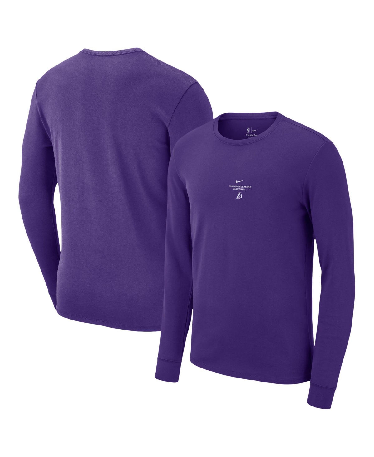 Nike Men's Purple Los Angeles Lakers 2026 Standard Issue Practice Long Sleeve T-Shirt - Purple