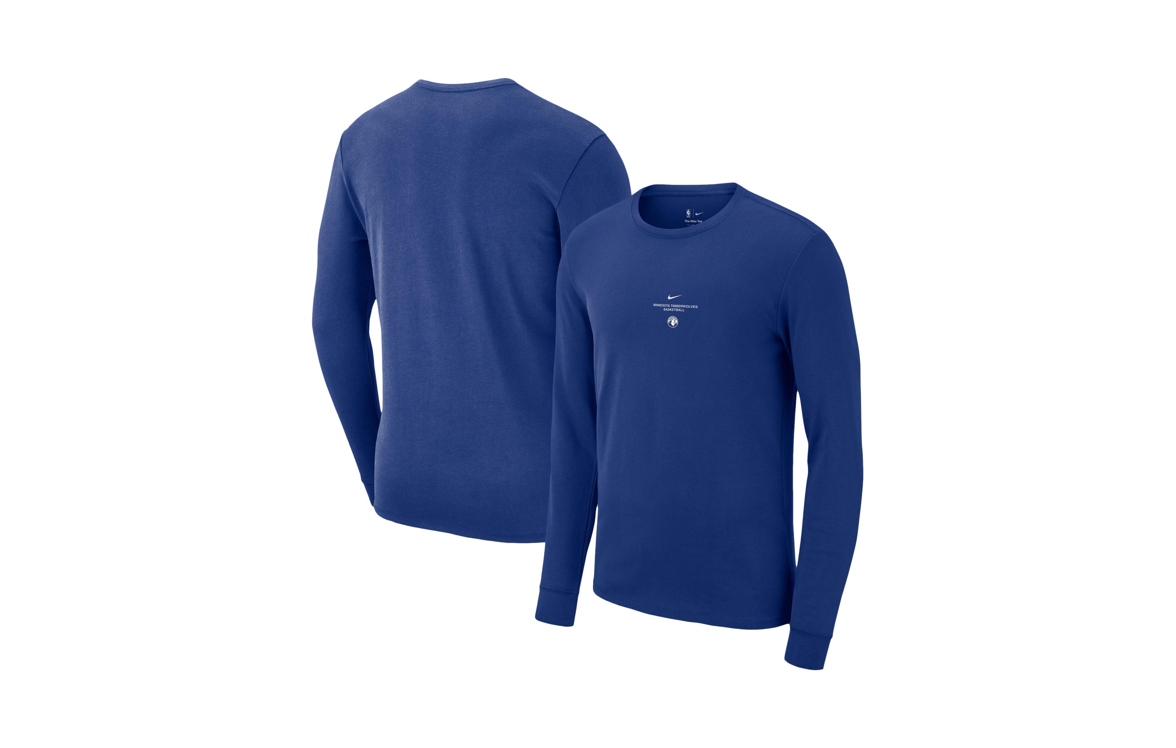 Nike Men's Blue Minnesota Timberwolves 2026 Standard Issue Practice Long Sleeve T-Shirt