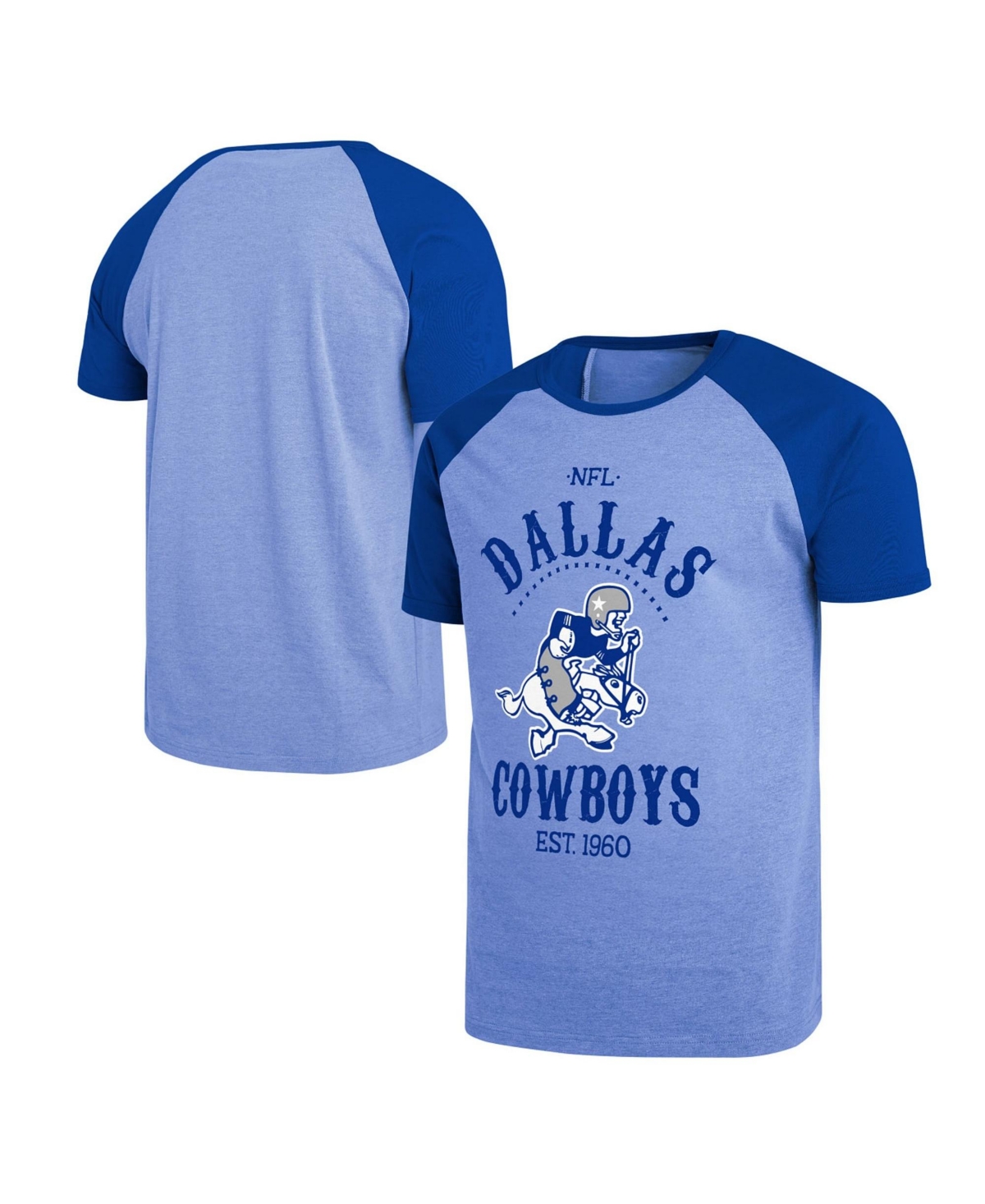 Darius Rucker Collection By Fanatics Men's Blue Dallas Cowboys Raglan T-Shirt - Blue