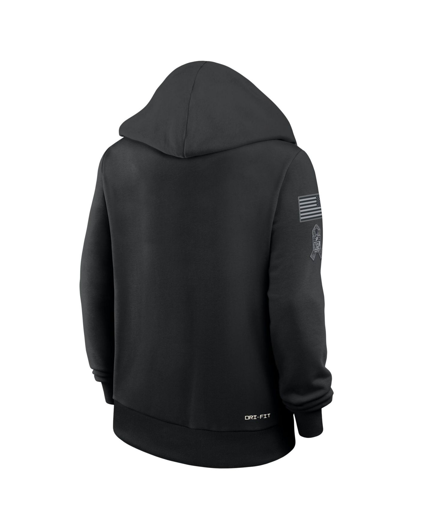 Женское худи Nike Black Denver Broncos 2026 Salute to Service Sideline Dri-FIT Pullover — фото 5