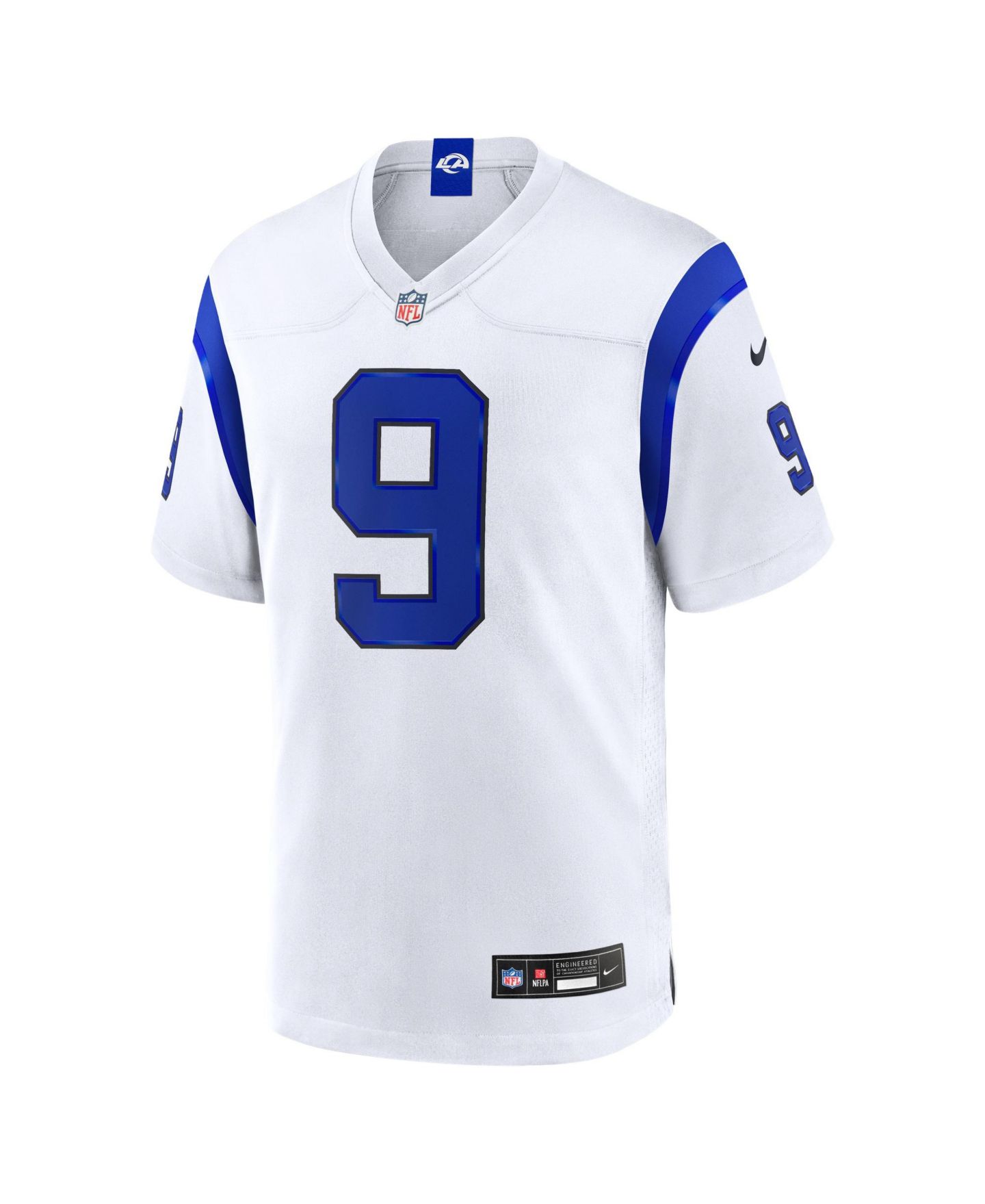 Мужской топ Nike Matthew Stafford Los Angeles Rams Fearsome White Game Jersey — фото 2