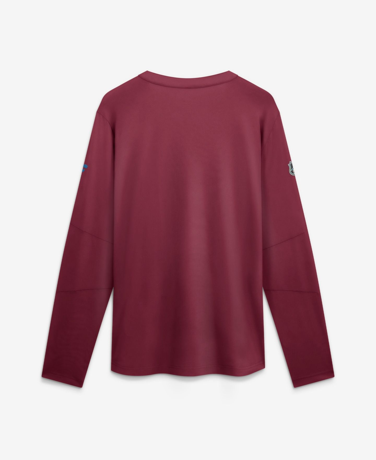 Мужская футболка Fanatics Burgundy Colorado Avalanche Authentic Pro Rink Tech Long Sleeve — фото 2