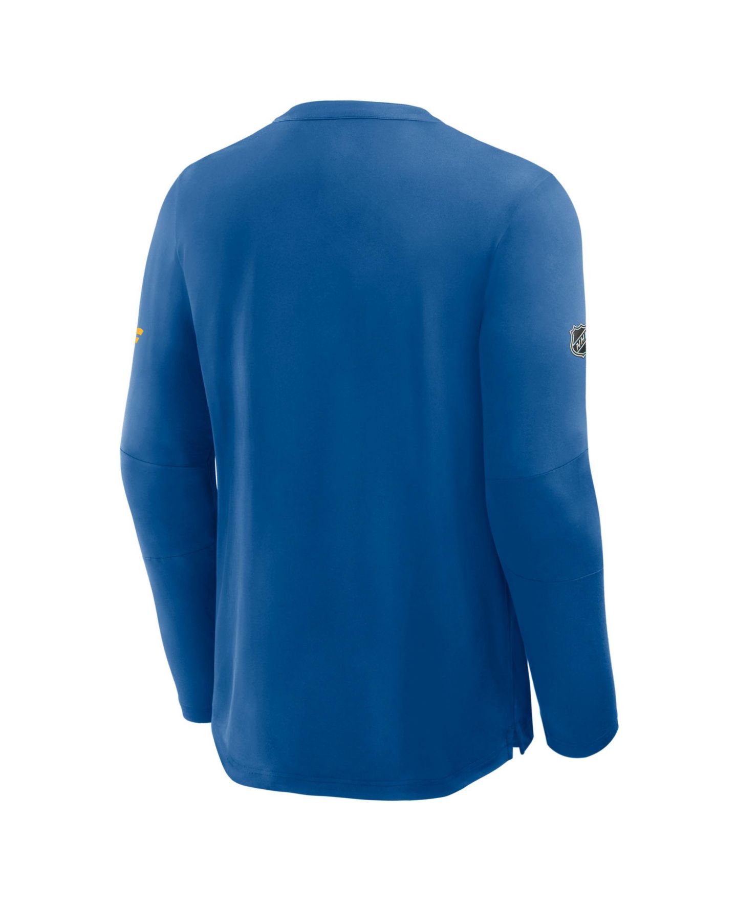 Мужская футболка Fanatics Blue St. Louis Blues Authentic Pro Rink Tech Long Sleeve — фото 4