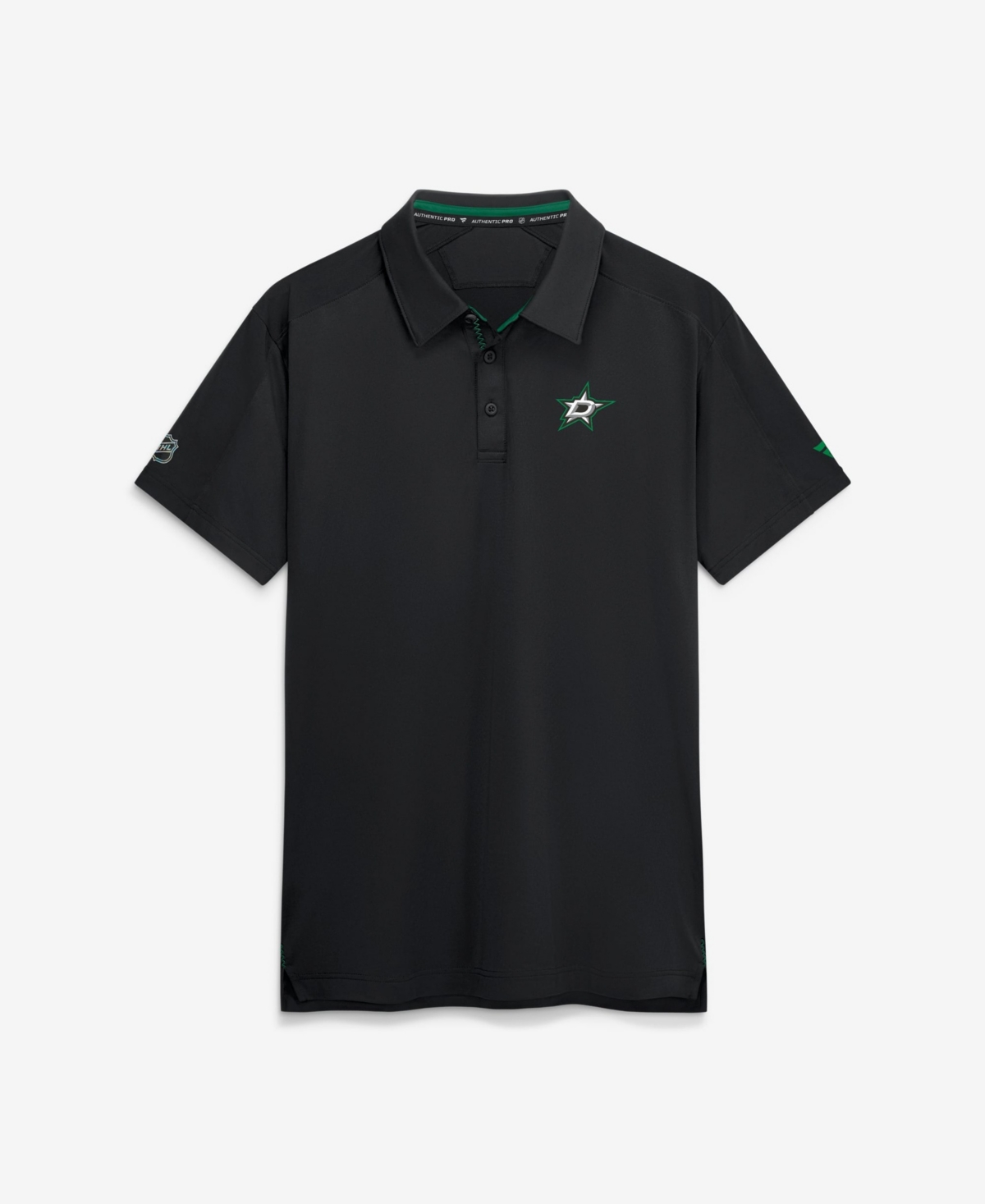 Fanatics Men's Black Dallas Stars Authentic Pro Rink Polo Shirt - Black