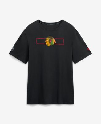 Men's Black Chicago Blackhawks Authentic Pro Primary Logo T-Shirt