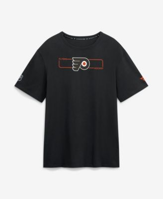 Men's Black Philadelphia Flyers Authentic Pro Primary Logo T-Shirt